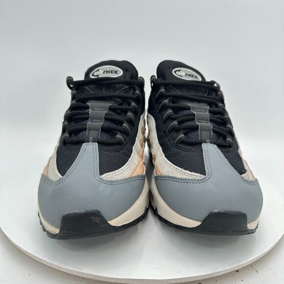 Nike Air Max 95 Men Size 9.5 DC9412 002 Smoke Grey Black Light Beige Shoes - Picture 2 of 11